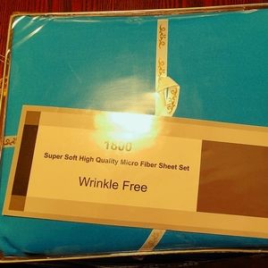 Full size sheet set Turquoise.